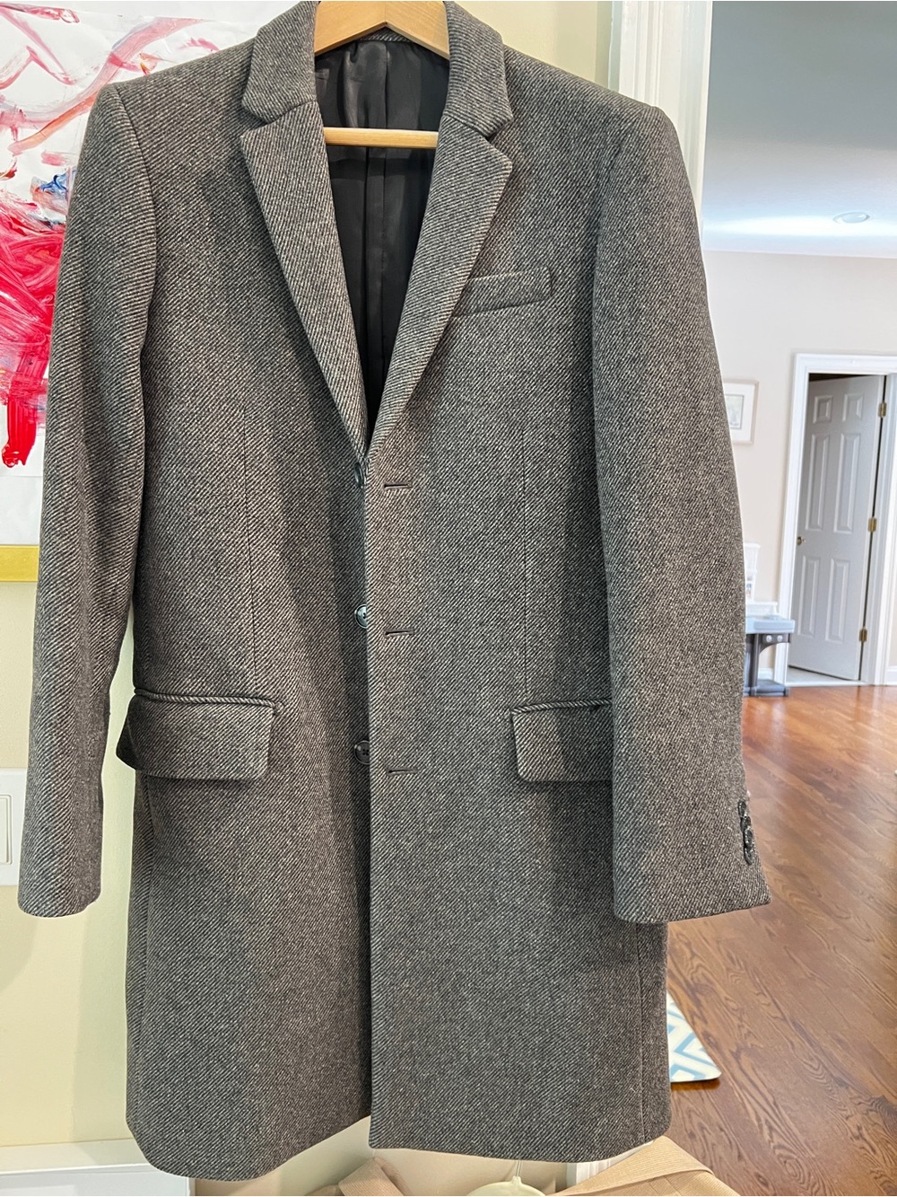 Club Monaco Wool Grey Coat size 36